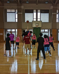 女子バスケットボール試合